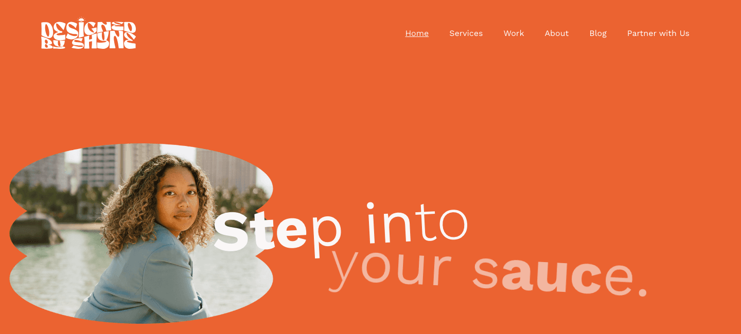 Designed By Shyne — the shipped site